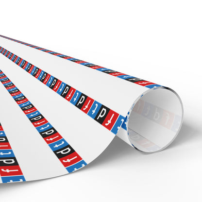 FDT Design Wrapping Paper | Foxtrot Delta Tango | Anti Trump Design | Alternative Gift Wrap