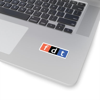 NPR Parody Logo Sticker - FDT - Stylish Kiss-Cut Stickers for Personalization, Laptop Decor, Scrapbooking, Gift Ideas, Home Office