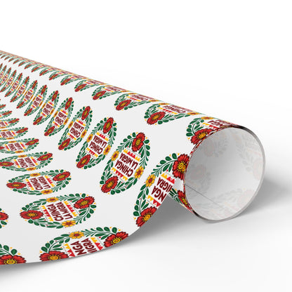 Chinga La Migra Wrapping Paper | Anti ICE Gift Wrap | Anti Trump Design | Pro Immigration Design