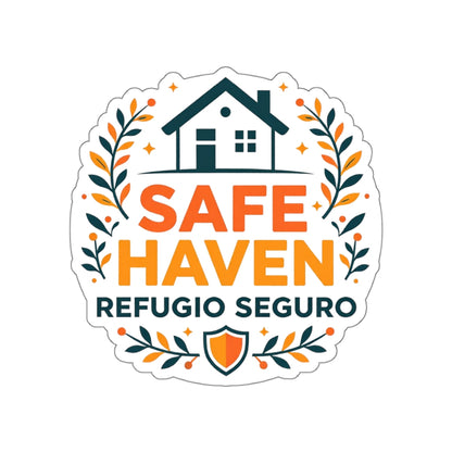 Safe Haven Bilingual Die-Cut Stickers