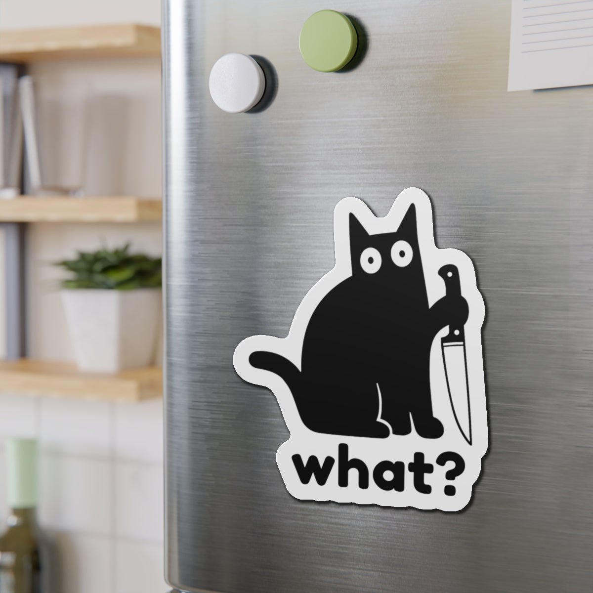 Playful Cat Die-Cut Magnets - Fun Refrigerator Decor, Cool Cat Gifts, Whimsical Kitchen Accessories, Unique Pet Lover Supplies, Quirky [...]