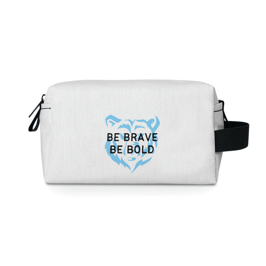 Be Brave Be Bold Bear Toiletry Bag Beauty Self Care Travel Work Date Night Gym