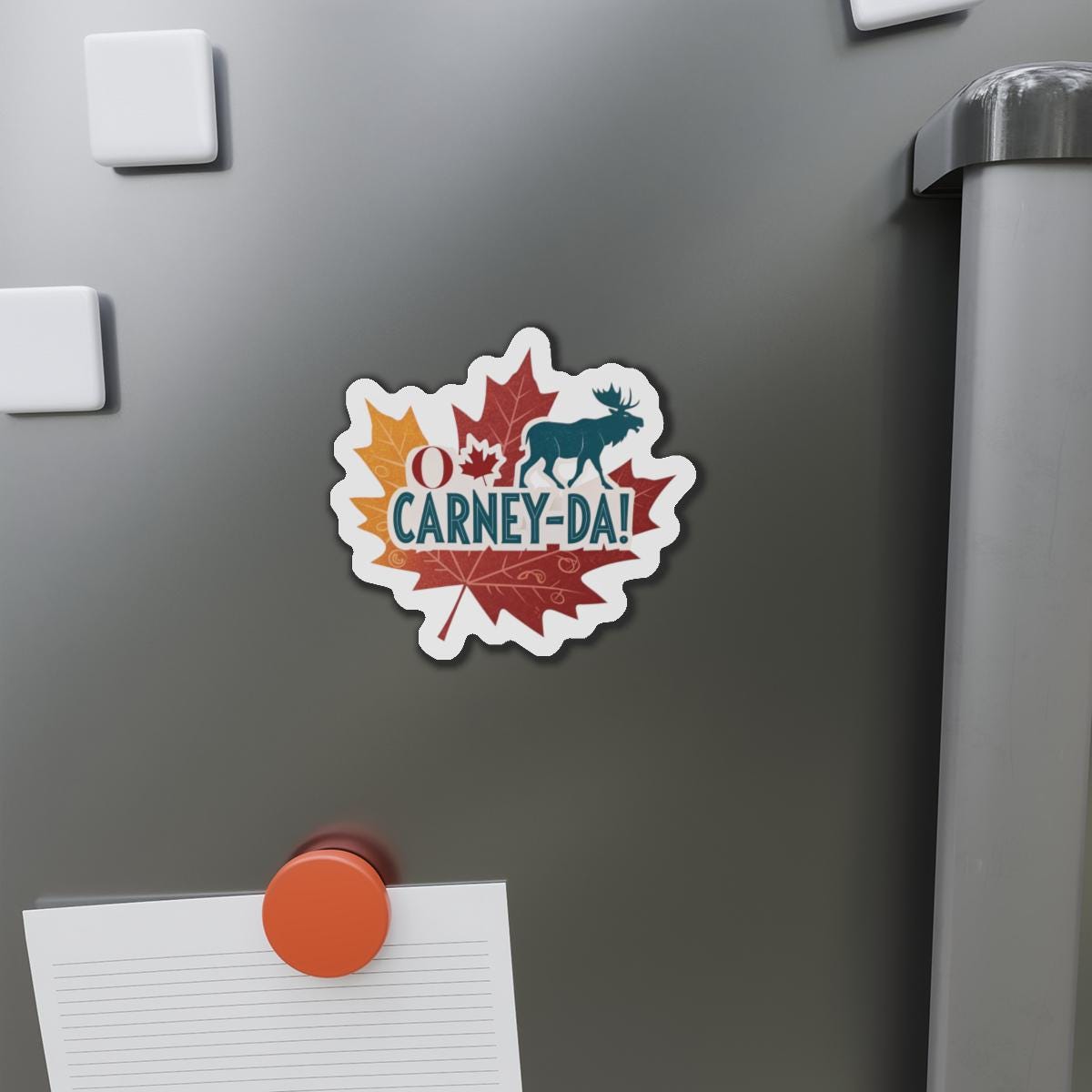 O Carney-da! Mark Carney Die-Cut Magnets | Perfect for Fans of Canada, Fun Home Decor, Gift for Friends, Celebratory Keepsake