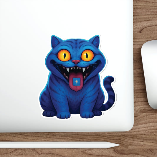 KPOP Demon Hunters Whimsical Cat Die-Cut Stickers - Fun Laptop Decor, Gift for Cat Lovers, Colorful Wall Art, Cute Party Favors