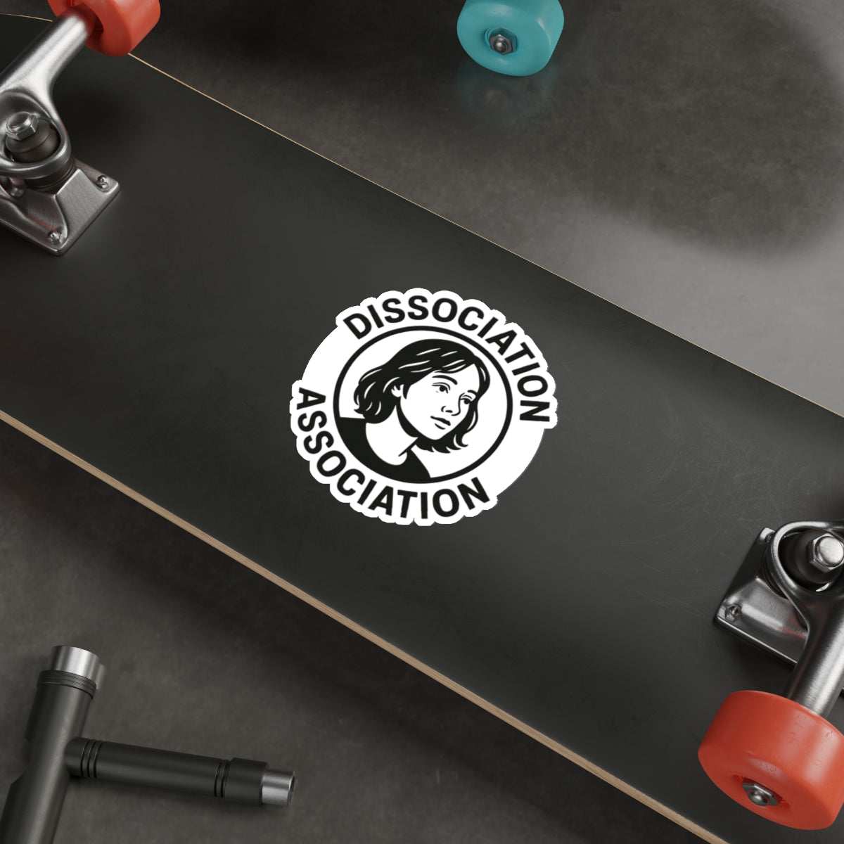 Dissociation Association Die-Cut Stickers | Unique Vinyl Decals for Laptop, Phone, Water Bottle, Journals, Cool Gifts