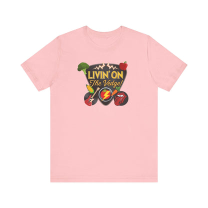 Rocking Veggie Graphic Tee, Funny Food Shirt, Music Lovers Gift, Unisex Humor T-Shirt, Casual Wear for Parties