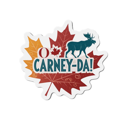 O Carney-da! Mark Carney Die-Cut Magnets | Perfect for Fans of Canada, Fun Home Decor, Gift for Friends, Celebratory Keepsake
