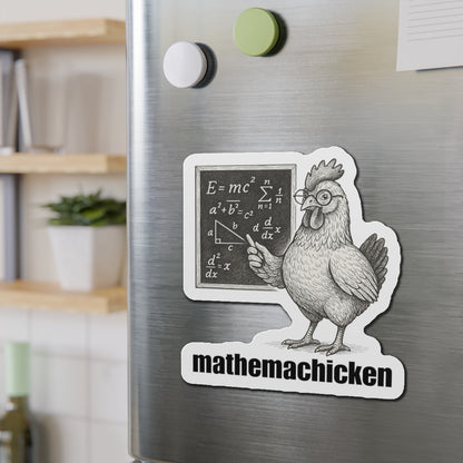Mathemachicken | Math-Themed Die-Cut Magnets, Fun Kitchen Decor, Math Lover Gifts, Unique Fridge Decor, Educational Magnets