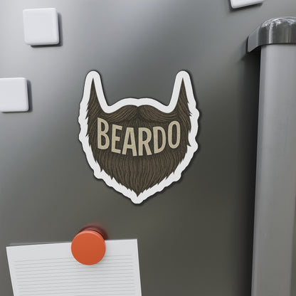 Beardo Beard-Shaped Die-Cut Magnet, Funny Gift for Bearded Men, Home Decor, Refrigerator Magnet, Beardo Magnet
