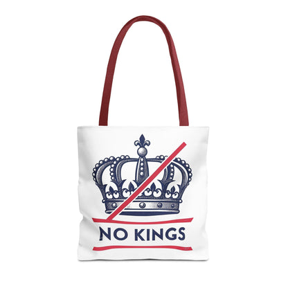 No Kings Rebel Crown Tote Bag, Stylish Canvas Tote, Unique Shopper Bag, Gift for Her, Eco-Friendly Bags, Trendy Market Tote