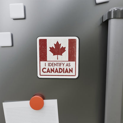 I Identify as Canadian Die-Cut Magnets - Fun Gifts for Canadians, Home Decor, Canada Day, Refrigerator Magnets, Car Magnets