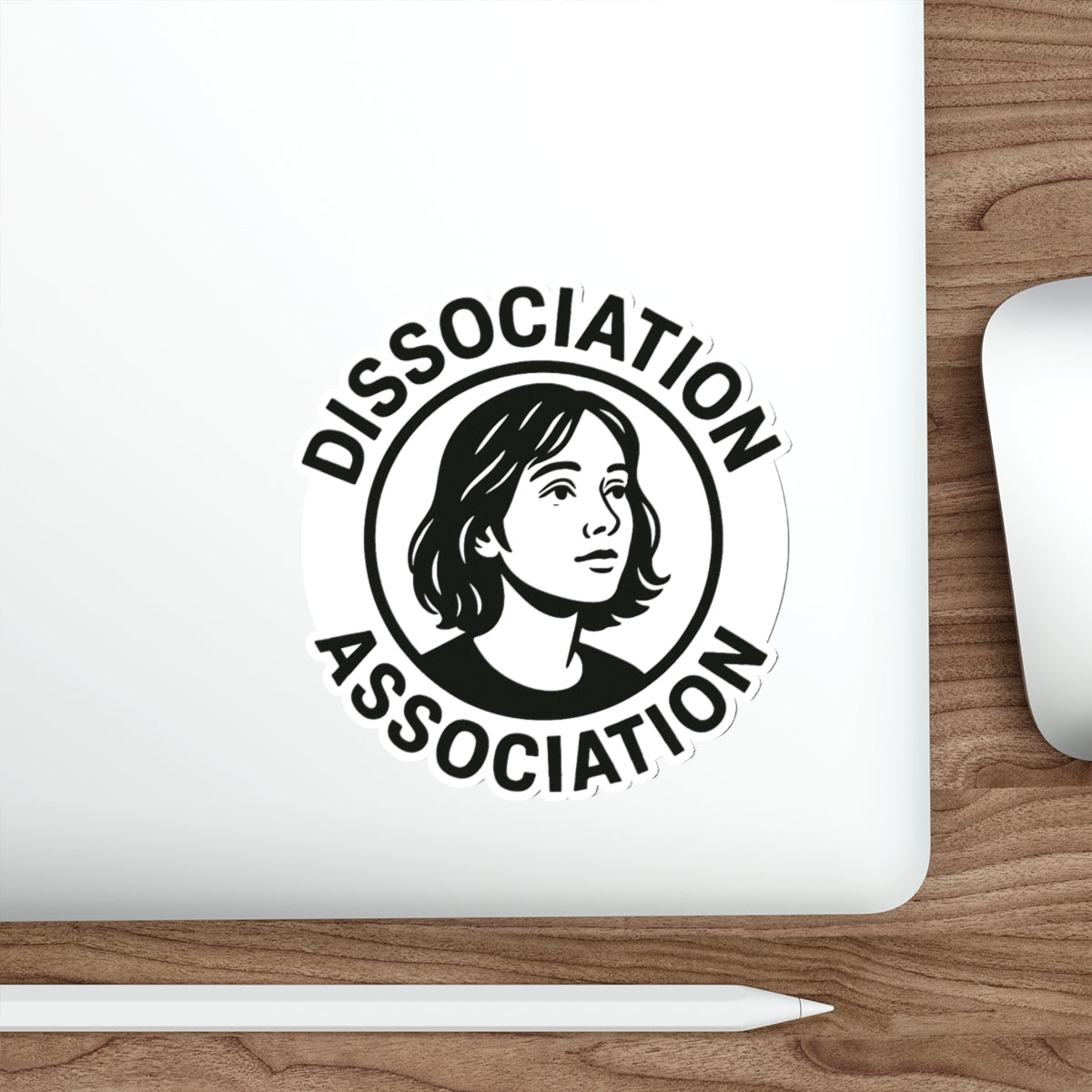 Dissociation Association Die-Cut Stickers | Unique Vinyl Decals for Laptop, Phone, Water Bottle, Journals, Cool Gifts