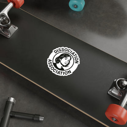Dissociation Association Die-Cut Stickers | Unique Vinyl Decals for Laptop, Phone, Water Bottle, Journals, Cool Gifts