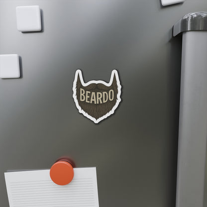 Beardo Beard-Shaped Die-Cut Magnet, Funny Gift for Bearded Men, Home Decor, Refrigerator Magnet, Beardo Magnet