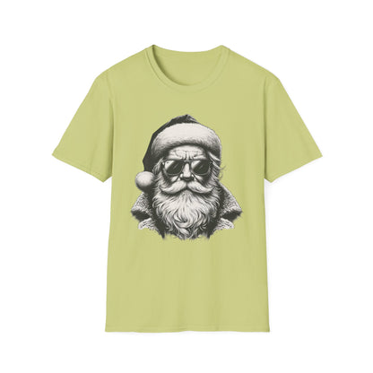 Cool Santa Graphic Unisex T-Shirt, Funny Holiday Tee, Christmas Gift, Retro Santa Shirt, Festive Apparel, Men and Women Holiday Wear
