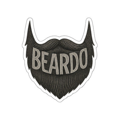 Beardo Die-Cut Stickers | Cool Beard Stickers for Men | Laptop Decals, Gift for Bearded Friends, Trendy Decor, Fun Accessories