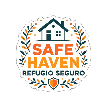 Safe Haven Bilingual Die-Cut Stickers