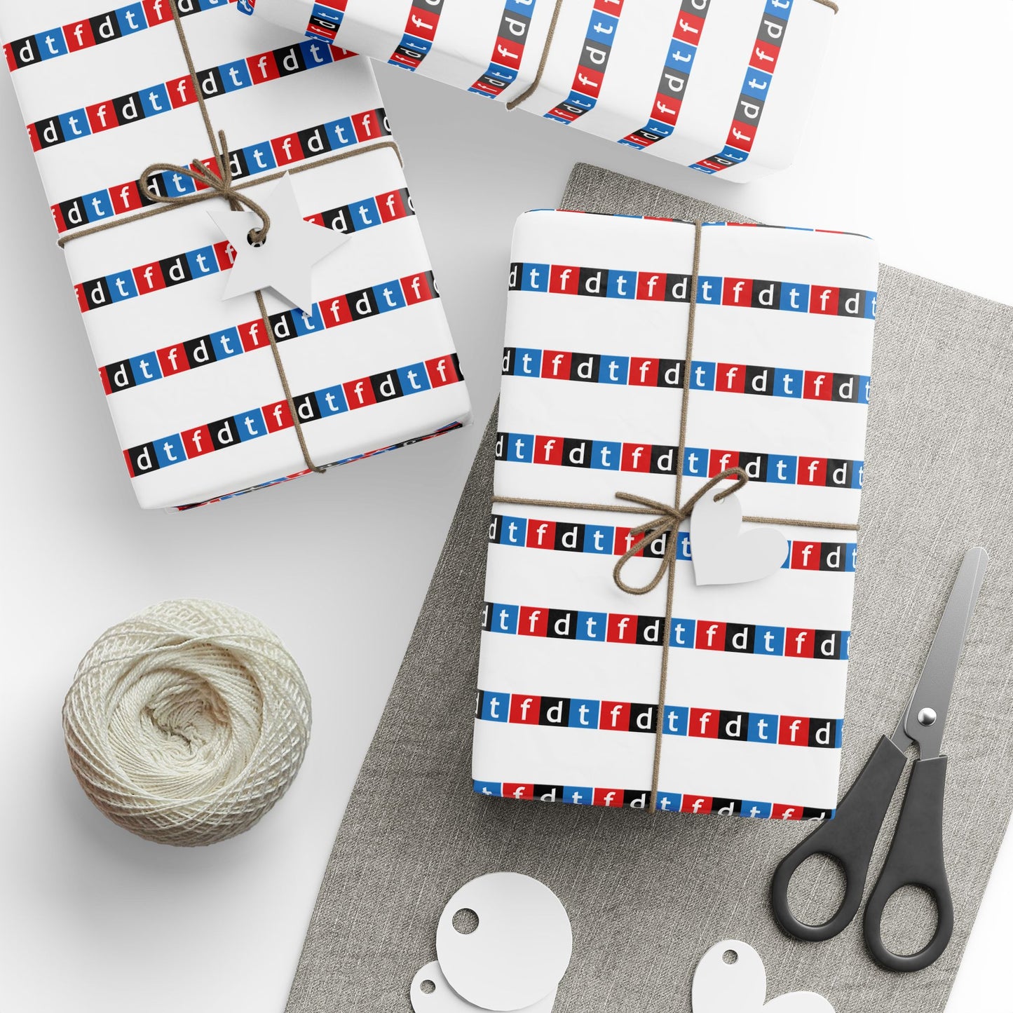 FDT Design Wrapping Paper | Foxtrot Delta Tango | Anti Trump Design | Alternative Gift Wrap