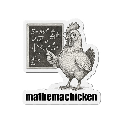 Mathemachicken | Math-Themed Die-Cut Magnets, Fun Kitchen Decor, Math Lover Gifts, Unique Fridge Decor, Educational Magnets