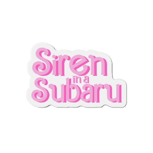 Siren in a Subaru Die-Cut Magnet - Fun Car Enthusiast Décor, Unique Gift for Subaru Lovers, Quirky Refrigerator Magnet, Auto [...]