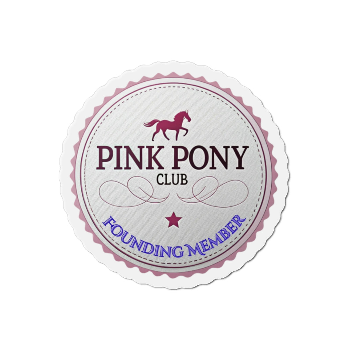 Pink Pony Club Die-Cut Magnets - Personalized Horse Lover Gifts, Equine Decoration, Fridge Magnets, Unique Collectibles, Fun Home [...]