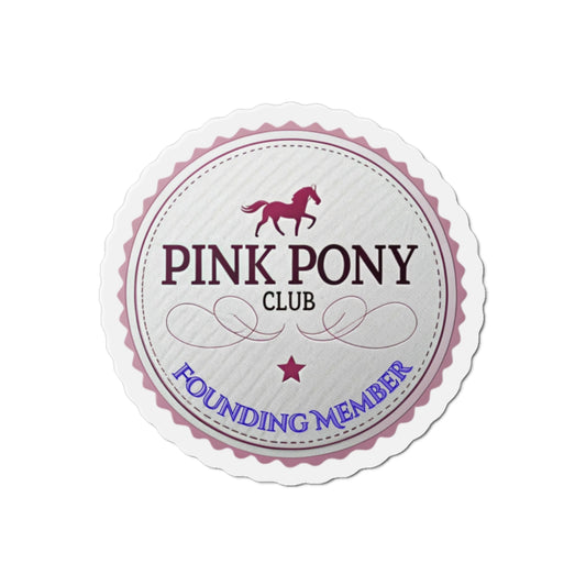 Pink Pony Club Die-Cut Magnets - Personalized Horse Lover Gifts, Equine Decoration, Fridge Magnets, Unique Collectibles, Fun Home [...]