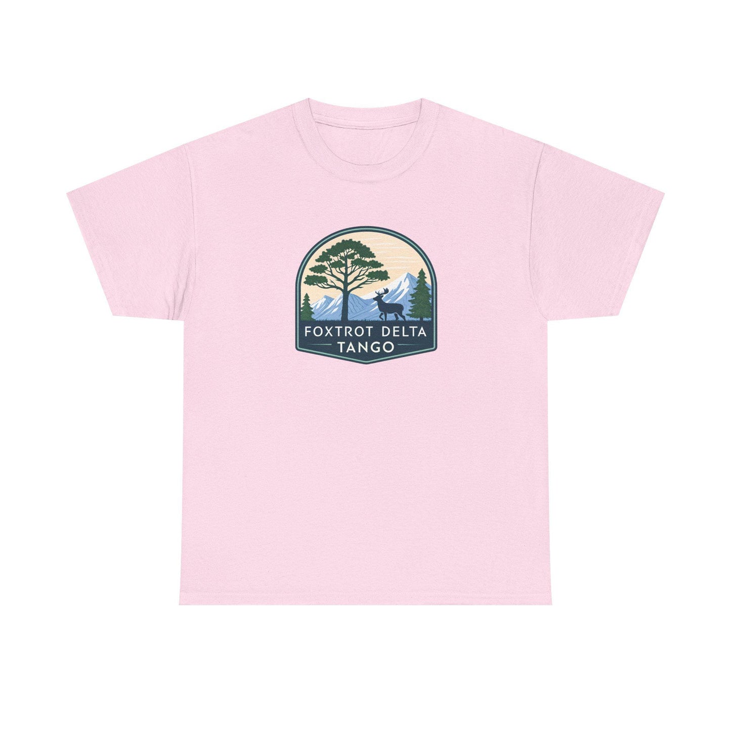Foxtrot Delta Tango Nature Tee - Unisex Cotton Shirt for Outdoor Lovers