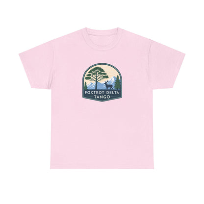 Foxtrot Delta Tango Nature Tee - Unisex Cotton Shirt for Outdoor Lovers