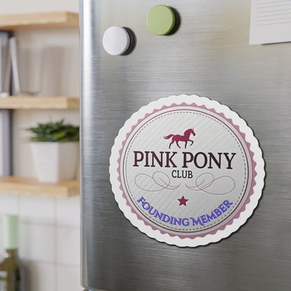 Pink Pony Club Die-Cut Magnets - Personalized Horse Lover Gifts, Equine Decoration, Fridge Magnets, Unique Collectibles, Fun Home [...]