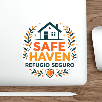 Safe Haven Bilingual Die-Cut Stickers