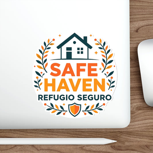 Safe Haven Bilingual Die-Cut Stickers