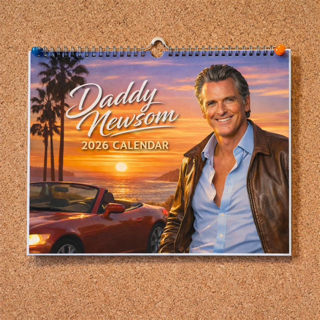 Daddy Newson 2026 Wall Calendar | Monthly Planner | Different theme for every month