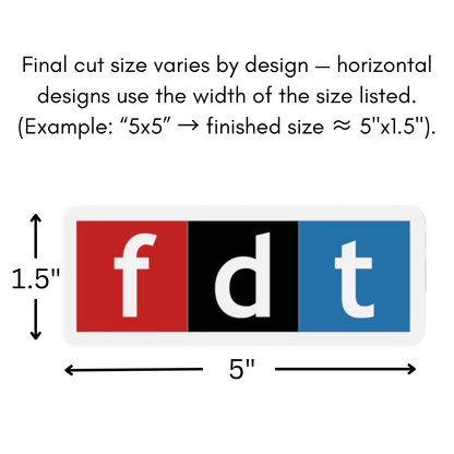 FDT Magnet - Die-Cut - For Cars, Offices, Refrigerators