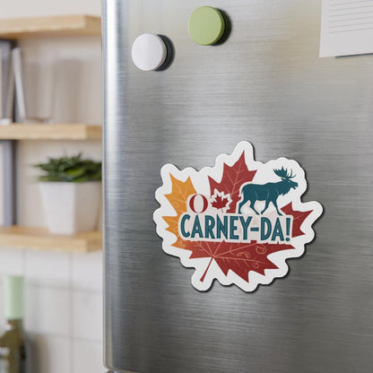O Carney-da! Mark Carney Die-Cut Magnets | Perfect for Fans of Canada, Fun Home Decor, Gift for Friends, Celebratory Keepsake