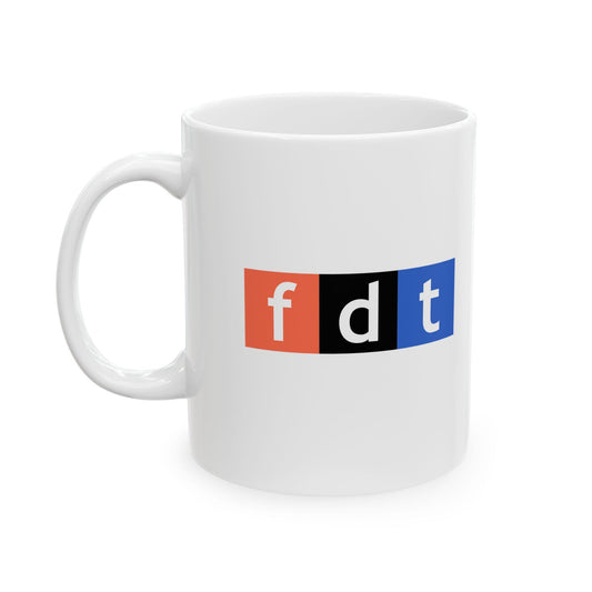 FDT Mug - Funny Gift for Coffee Lovers, Office Décor, Creative Design, Facebook Theme
