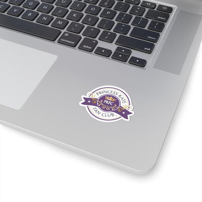 Princess Kate Fan Club Kiss-Cut Stickers, Fun Laptop Decals
