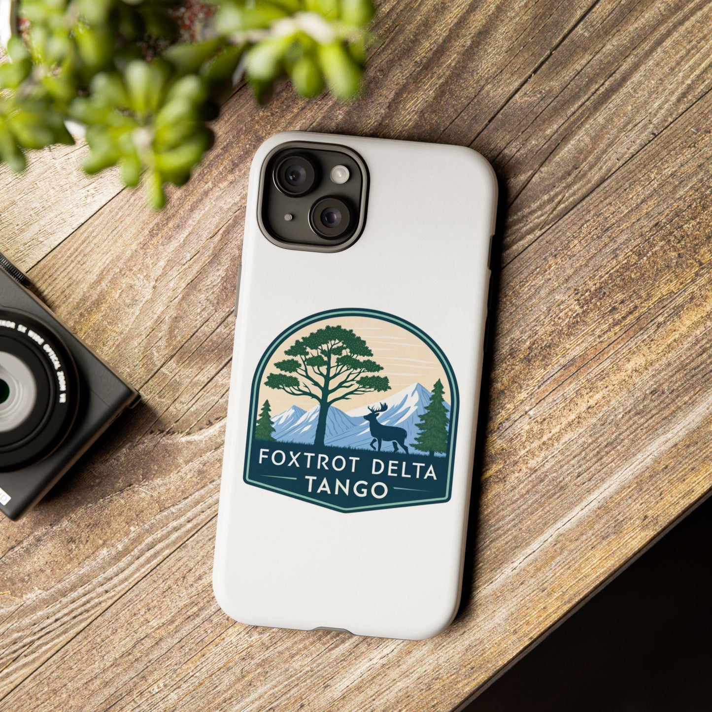 Foxtrot Delta Tango - Stylish Phone Case for Outdoor Enthusiasts - Durable Phone Case