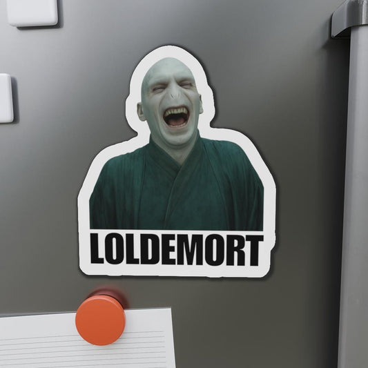 Loldemort - Humorous Die-Cut Magnet - Memorable Decor for Fridge, Office, Gifts, Collectibles, Home Decor