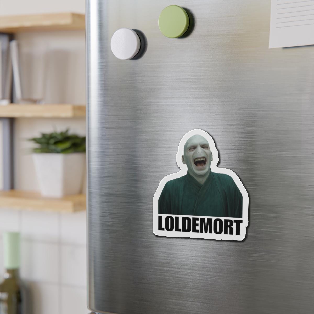 Loldemort - Humorous Die-Cut Magnet - Memorable Decor for Fridge, Office, Gifts, Collectibles, Home Decor