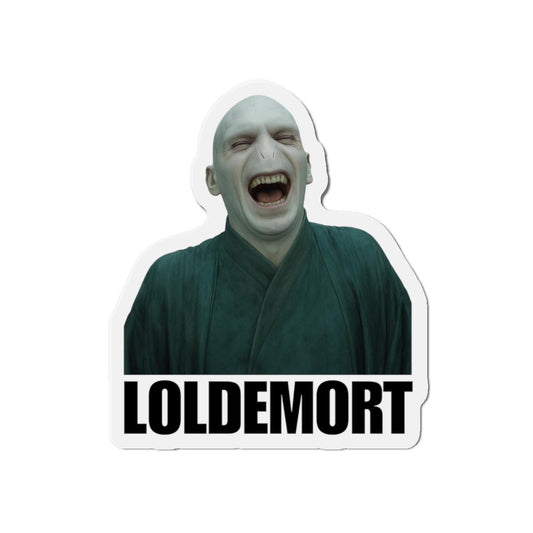 Loldemort - Humorous Die-Cut Magnet - Memorable Decor for Fridge, Office, Gifts, Collectibles, Home Decor