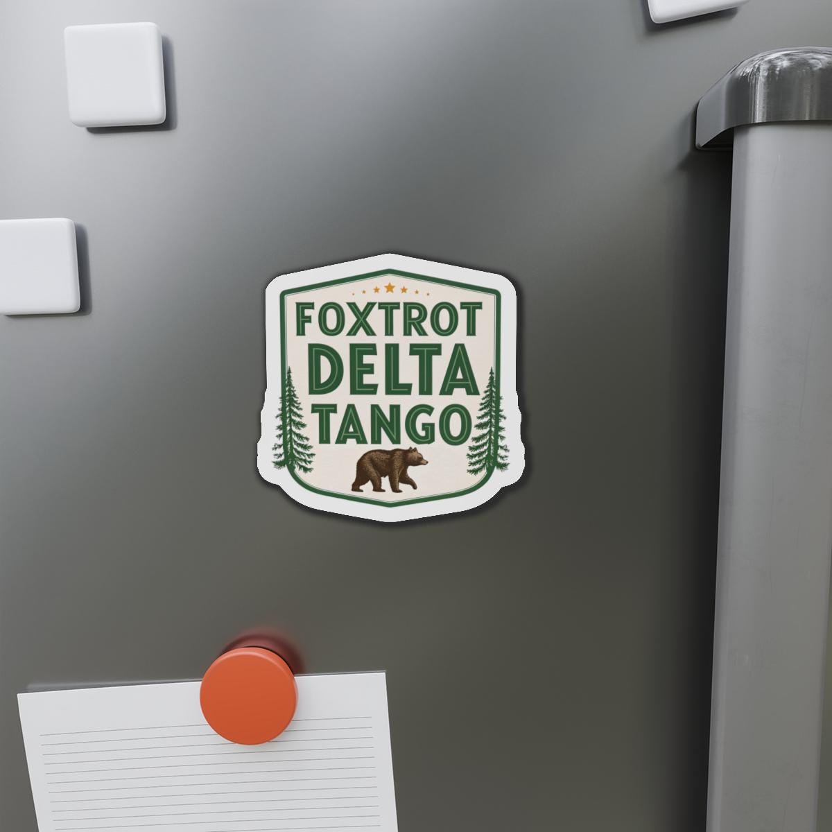 Foxtrot Delta Tango Magnet - Nature Themed - For Outdoor Enthusiasts