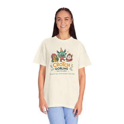 Funny T-Shirt for Crotch Goblins Daycare, Funny Kids T-Shirt, Unisex Tee, Halloween Costume, Gifts for Parents
