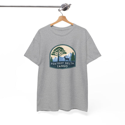 Foxtrot Delta Tango Nature Tee - Unisex Cotton Shirt for Outdoor Lovers