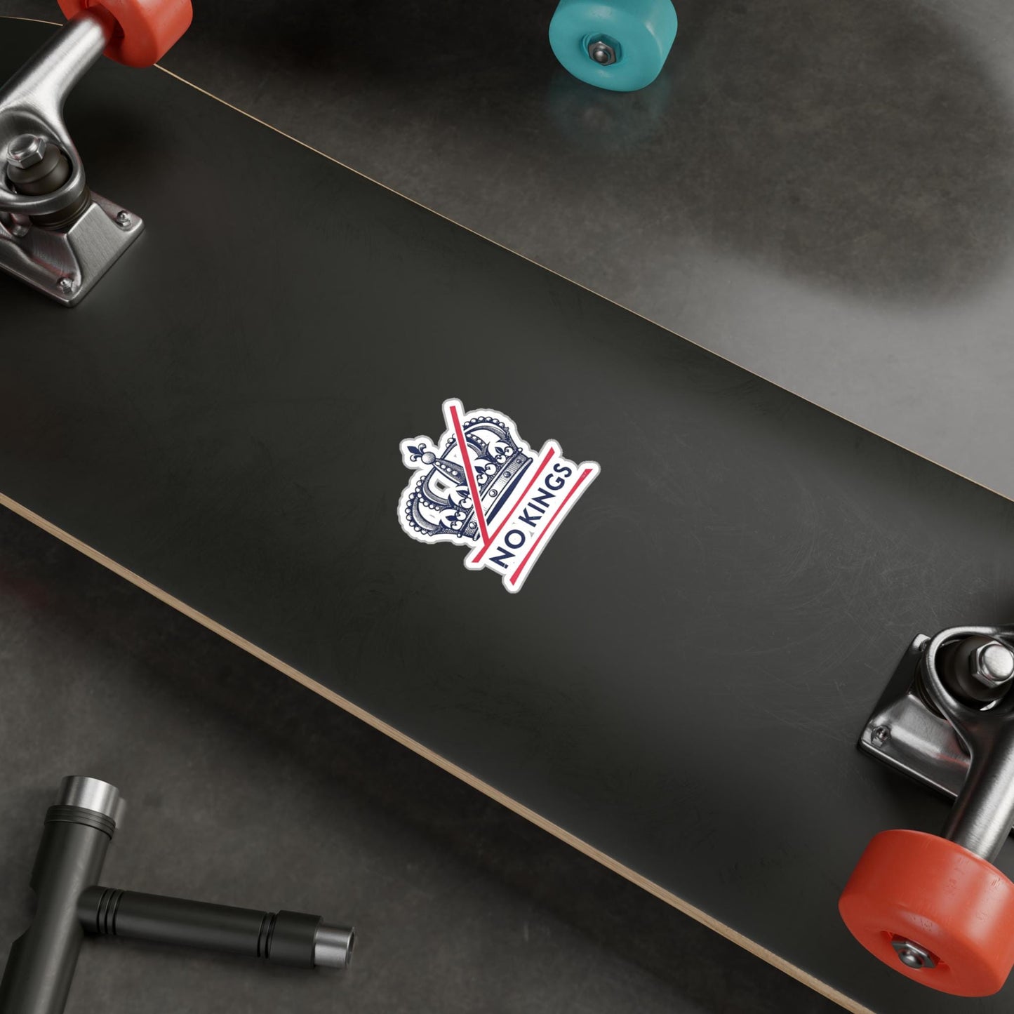 No Kings Vinyl Stickers Rebellious Vinyl Decals for Unique Personalization, No Kings Design, Creative Gifts