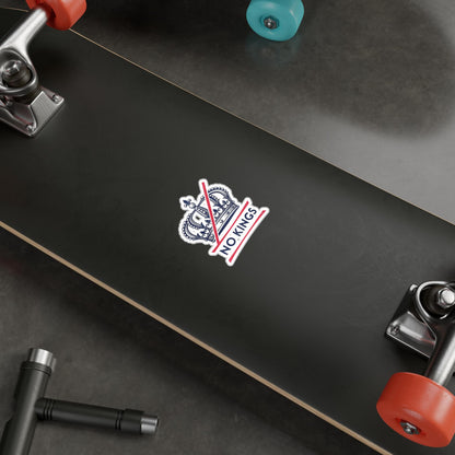 No Kings Vinyl Stickers Rebellious Vinyl Decals for Unique Personalization, No Kings Design, Creative Gifts