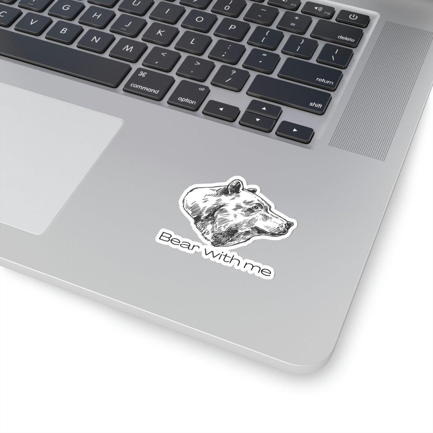 Bear With Me Kiss-Cut Stickers Animal Design Nature Wildlife