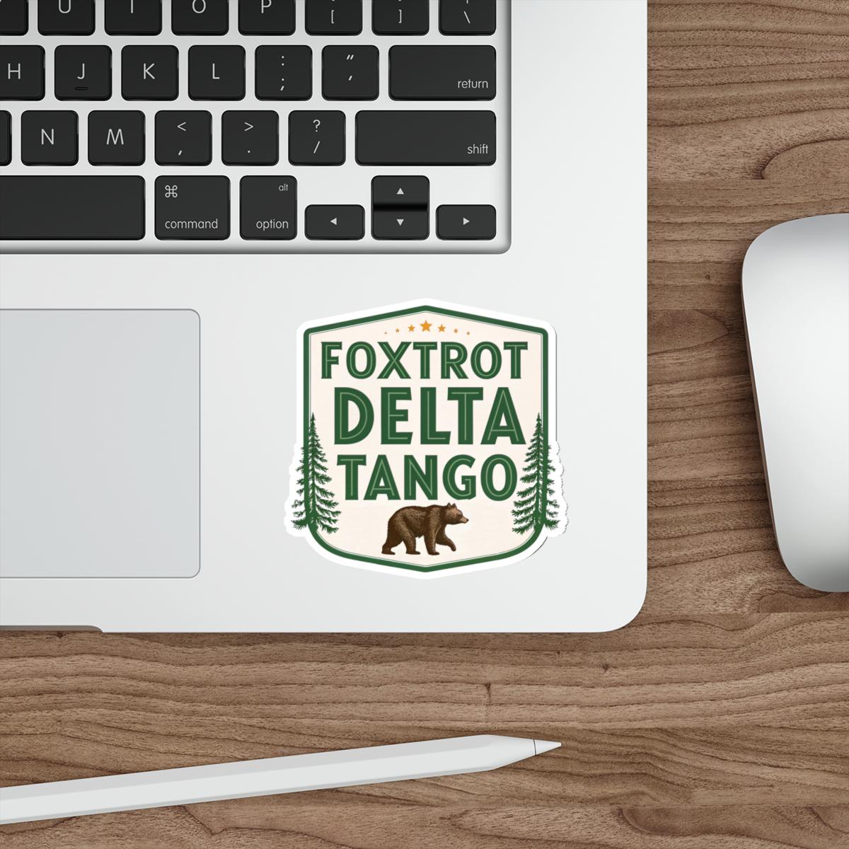 Foxtrot Delta Tango Die-Cut Stickers - Nature Themed - US Forestry Service Inspired