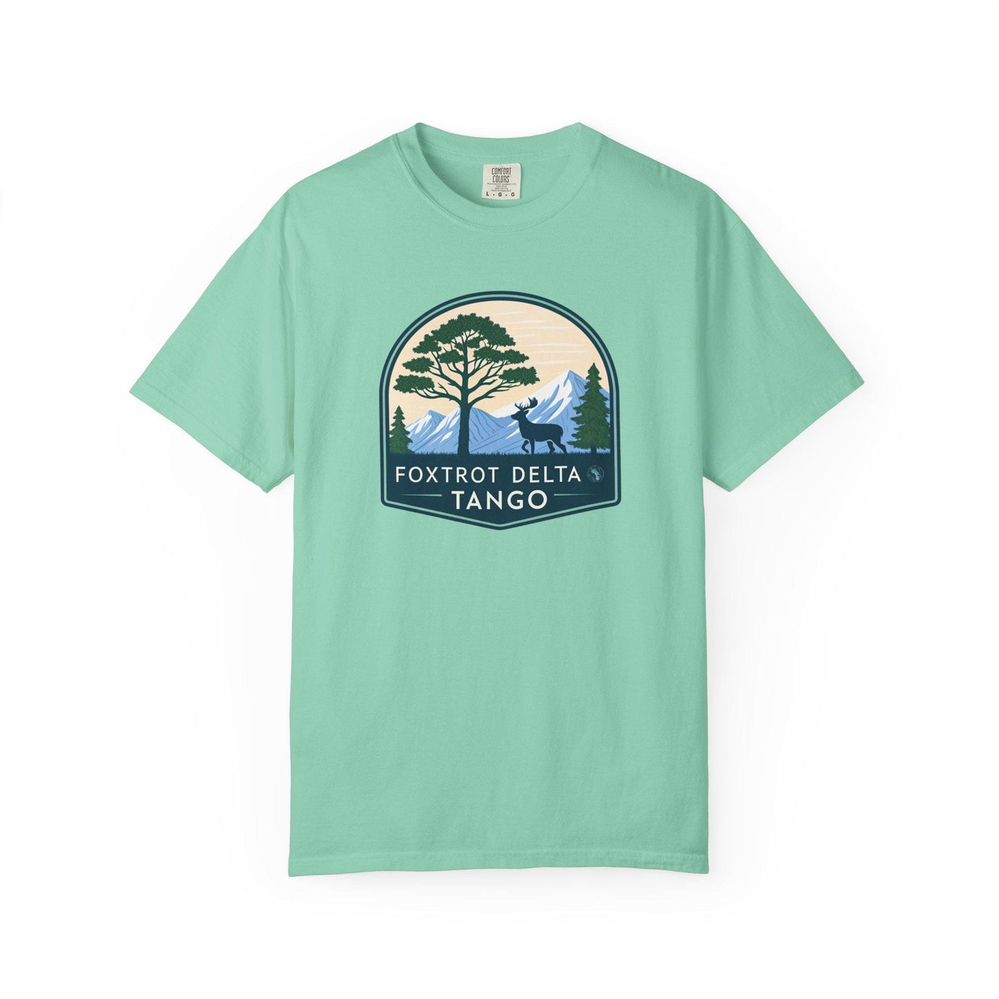 Foxtrot Delta Tango Nature T-Shirt, Unisex Hiking Tee, Adventure Shirt for Outdoorsy People, Forest Graphic Tee, Wilderness Camping Gift