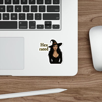 Hex Rated Halloween Die-Cut Stickers | Witchy Decor, Halloween Gifts, Laptop Stickers, Boho Aesthetic, Witchcraft Accessories