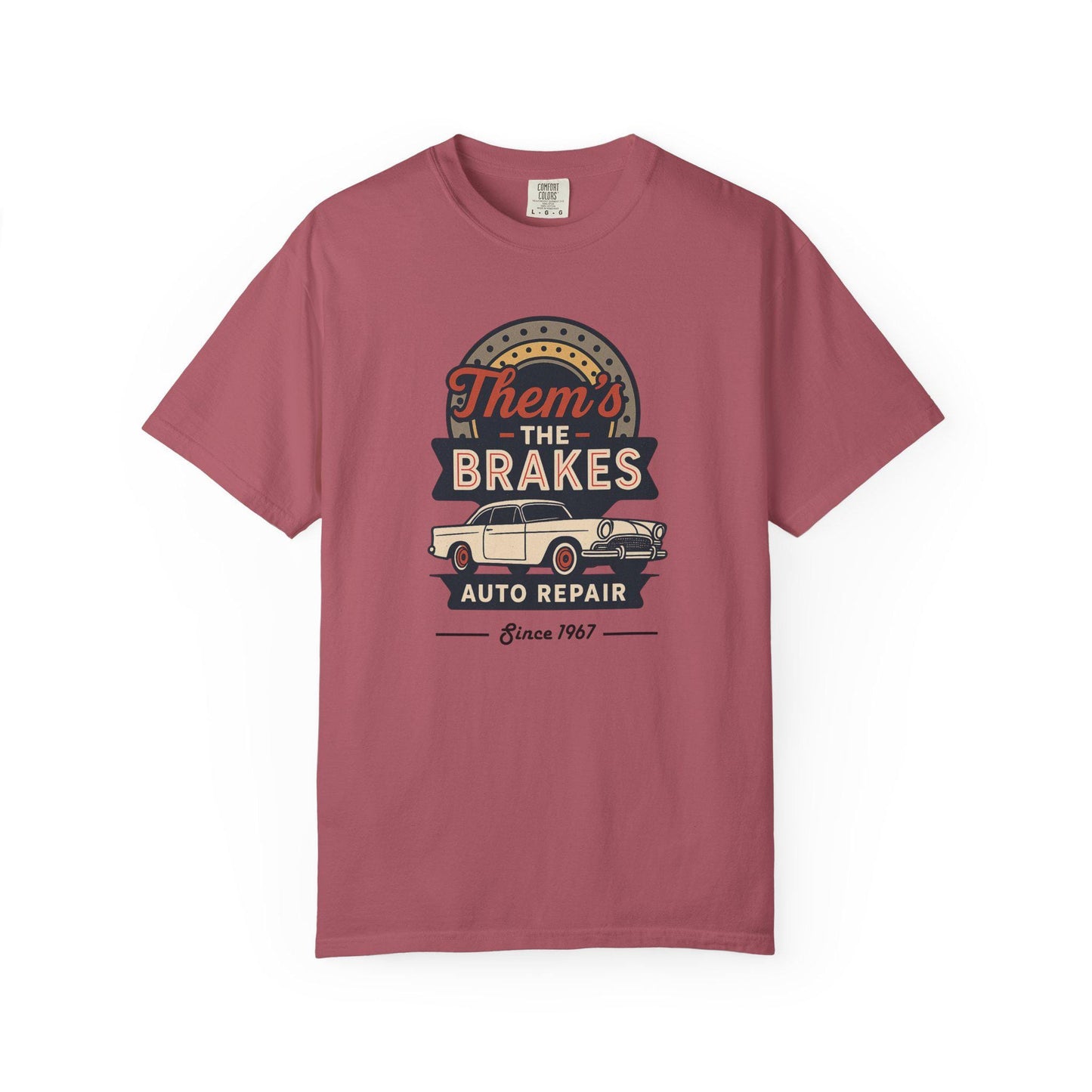 Them's The Brakes Vintage Auto Repair Graphic Tee, Unisex T-Shirt, Car Lover Gift, Dad Shirt, Classic Car Style